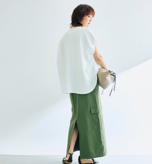  「【ベストセラー】ダンボールフレンチプルオーバー」|Tシャツ・カットソー|