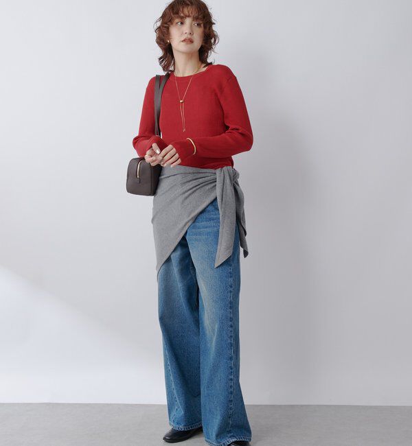  「【MONN.:.(モン)】RIB KNIT」|ニット・セーター|