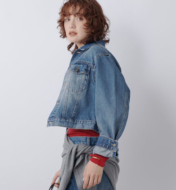  「【MONN.:.(モン)】ショートデニムジャケット」|その他|