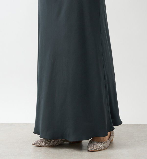  「【上品な揺れ感】キュプラ混バイアススカート」|スカート|