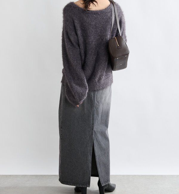  「【MONN.:.(モン)】タックコクーンマキシスカート」|スカート|