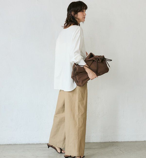  「【新色追加/着回し力抜群】キュプラカットプルオーバー」|Tシャツ・カットソー|