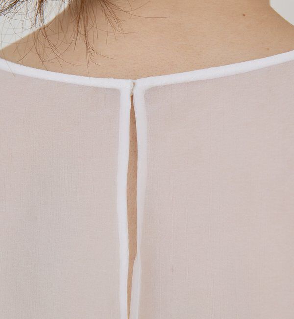  「シアーカーブスリーブブラウス」|シャツ・ブラウス|