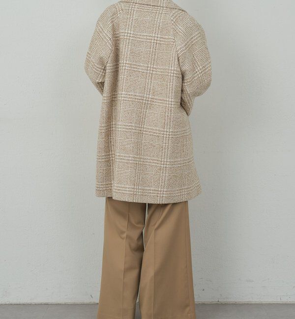  「【HERITANOVUM】 ツィードショールカラーショートコート」|その他|