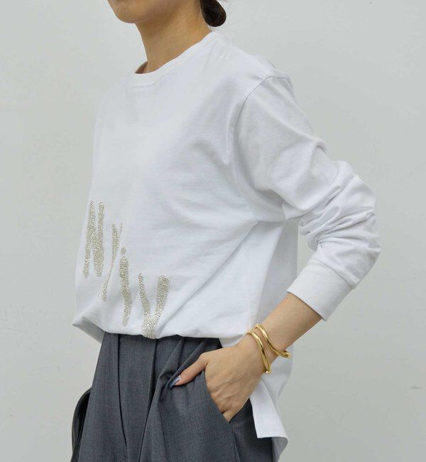  「【25th記念アイテム】ANNIVビジューロンＴee」|Tシャツ・カットソー|