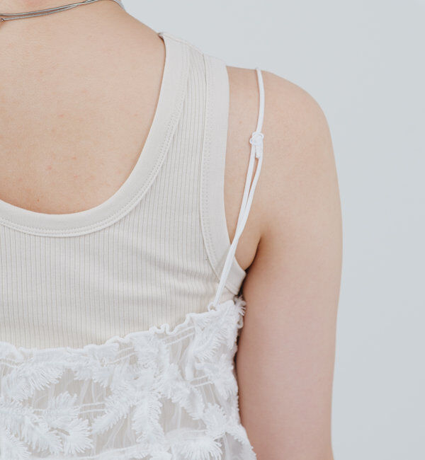  「シアーリーフビスチェ」|シャツ・ブラウス|