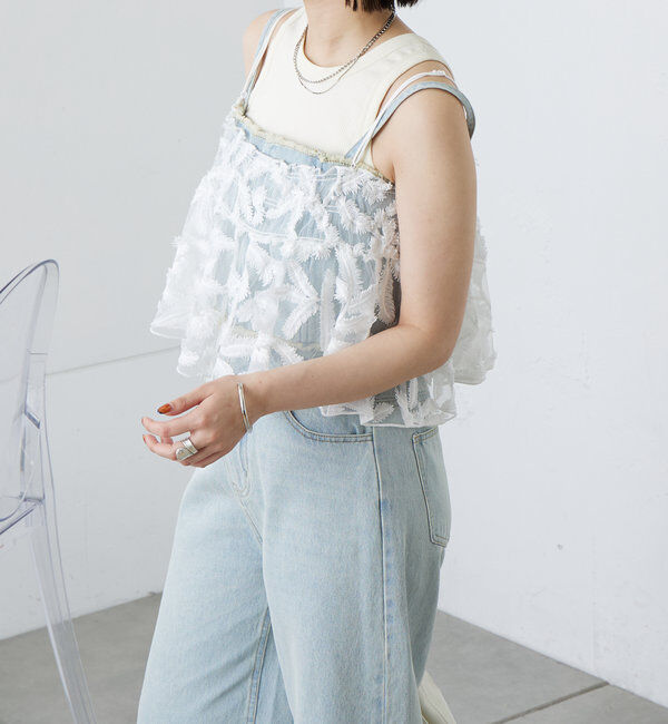  「シアーリーフビスチェ」|シャツ・ブラウス|