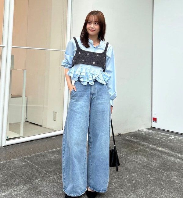  「ウェーブフリルブラウス」|シャツ・ブラウス|