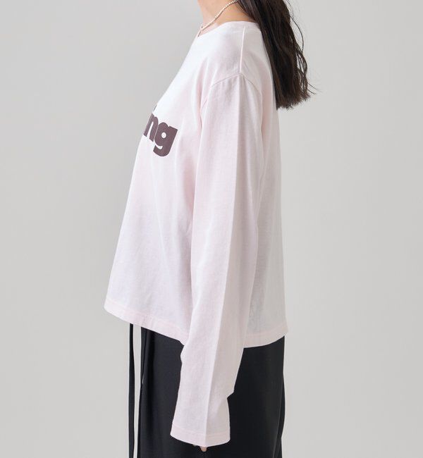  「ロゴチビロングTシャツ」|Tシャツ・カットソー|