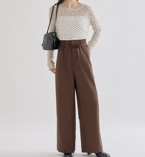  「Wベルトパンツ」|チノ|