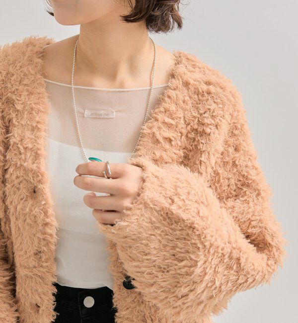  「ループボタン カーディガン」|カーディガン|