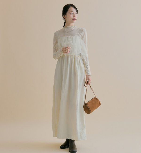  「[森川企画]チュールキャミワンピースSET」|その他|