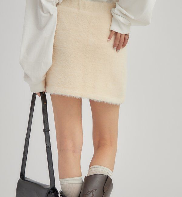  「シャギーミニスカート」|スカート|