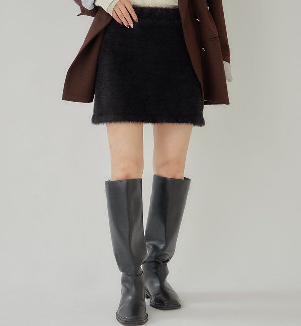  「シャギーミニスカート」|スカート|
