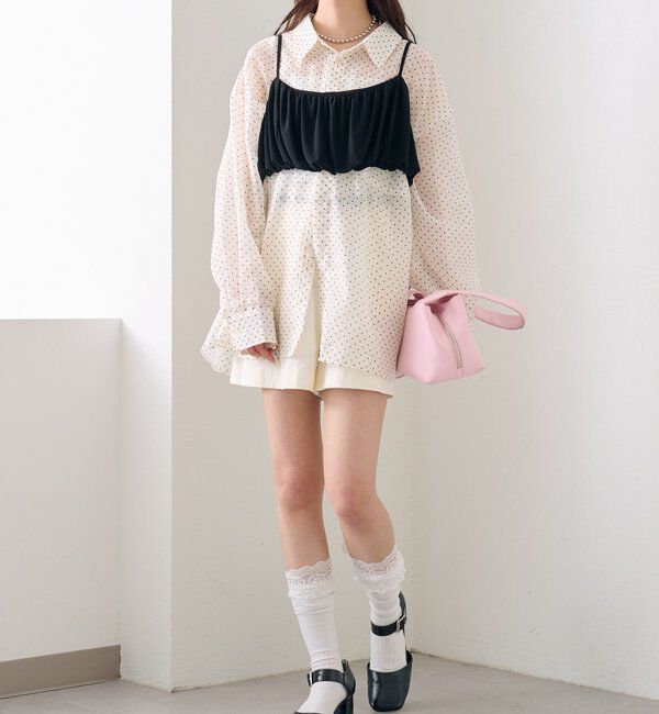  「シアーシャツビスチェSET」|シャツ・ブラウス|