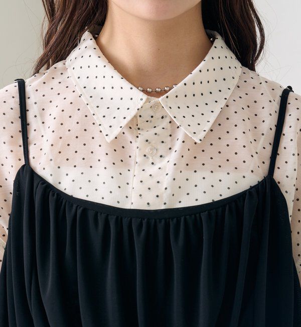  「シアーシャツビスチェSET」|シャツ・ブラウス|