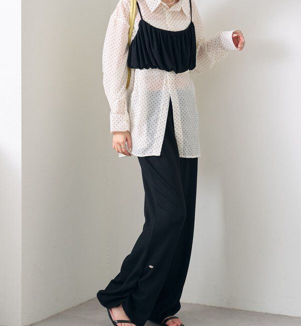  「シアーシャツビスチェSET」|シャツ・ブラウス|