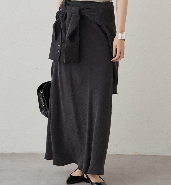  「とろみフレアスカート」|スカート|