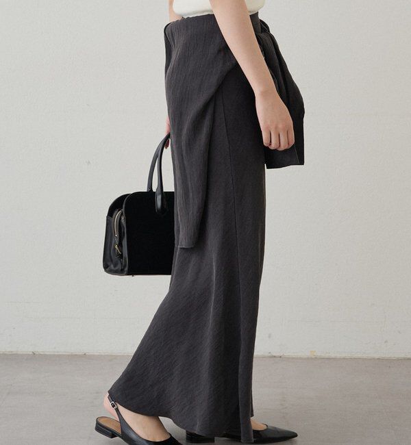  「とろみフレアスカート」|スカート|