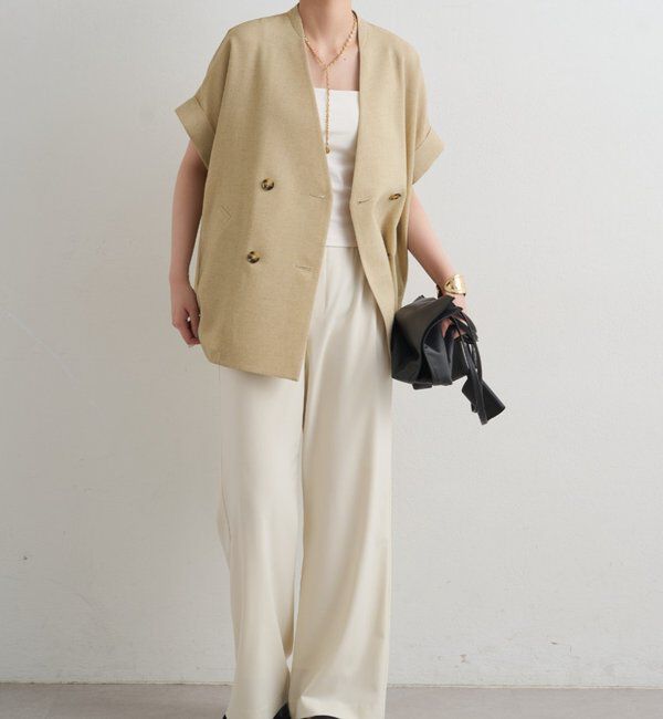  「スラブWジャケット」|ベスト・ジレ|