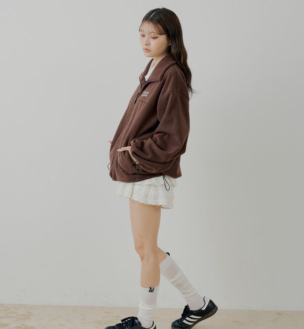  「【セットアップ対応】胸ロゴフリーストップス」|シャツ・ブラウス|