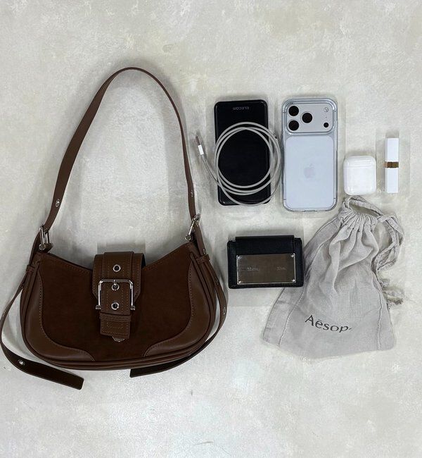  「スウェードベルトミニショルダー」|トートバッグ|