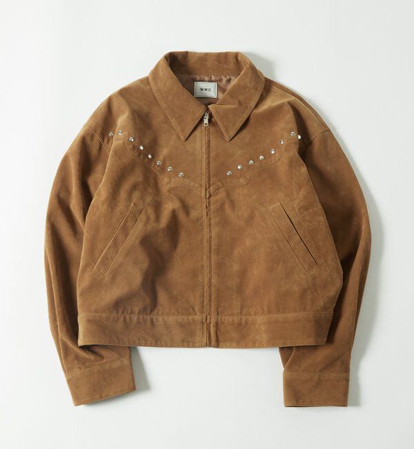  「SUEDE STUDDED BLOUSON/スウェードスタッズブルゾン」|ブルゾン・スタジャン|