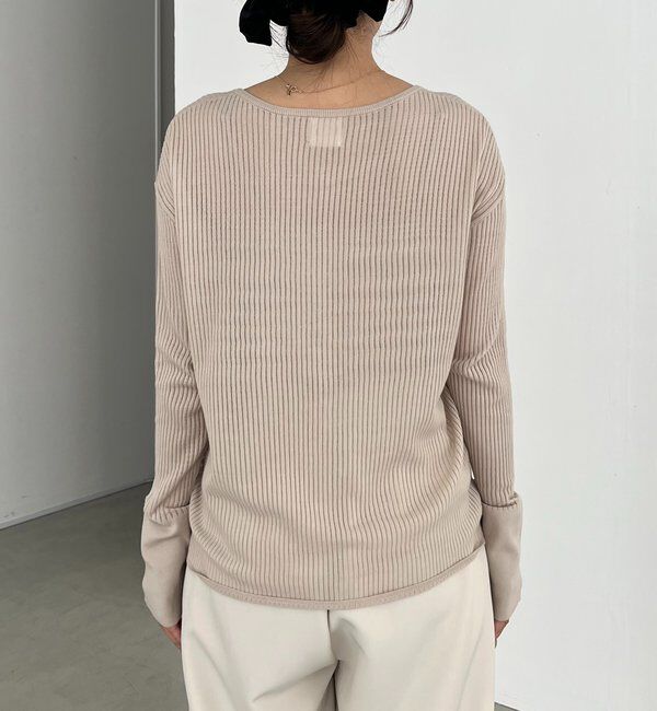  「〈C.L〉シアーヘンリーニット」|ニット・セーター|