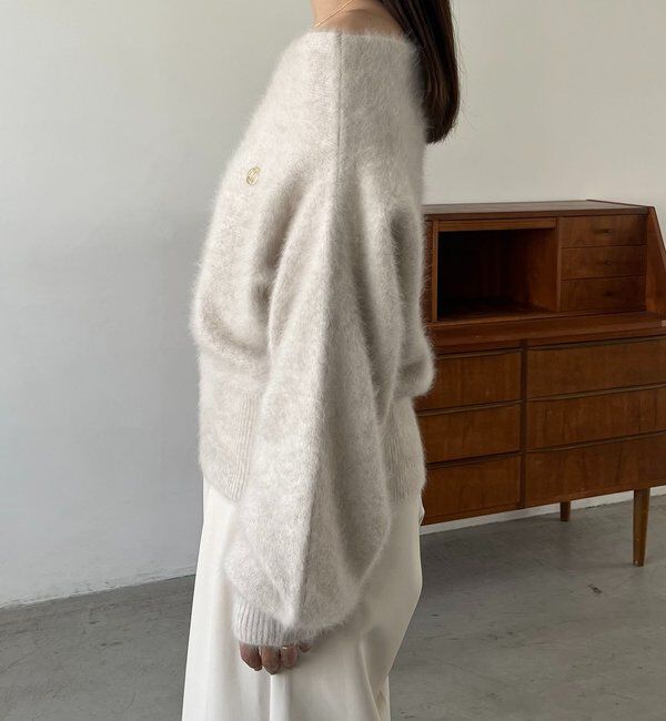  「【上質な着心地/全骨格細見え】〈C.L〉FOXカシミアドルマンニット」|ニット・セーター|