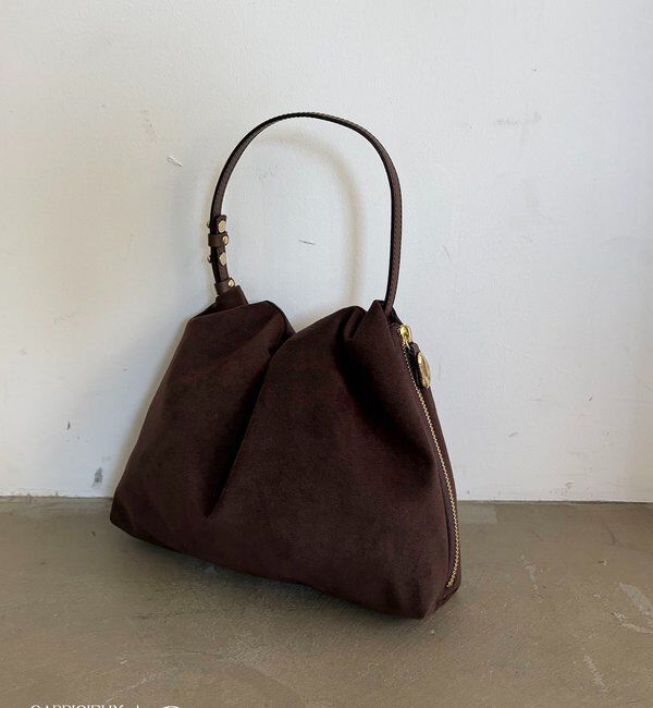  「【LE'MAGE&times;gemeilコラボ】スエードワンハンドルバッグ」|トートバッグ|