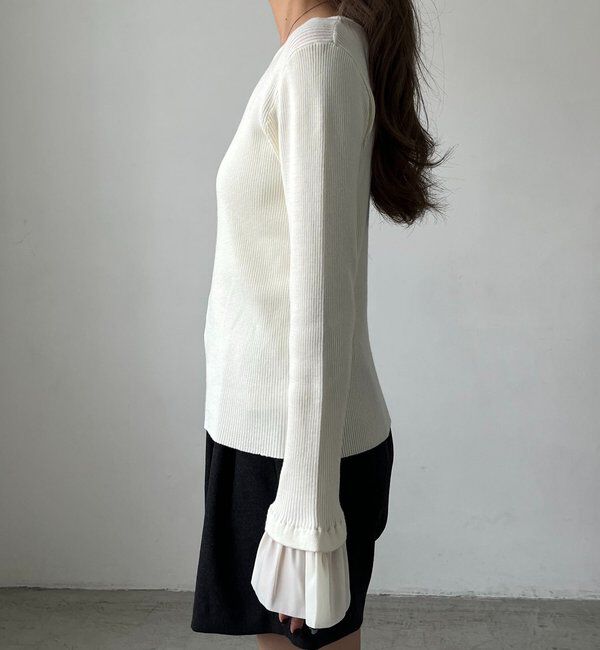  「フレアカフスニット」|ニット・セーター|