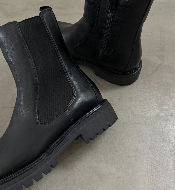  「サイドゴアブーツ」|ロングブーツ|