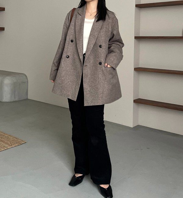  「【CAPRICIEUX LE'MAGE&times;nanacoコラボ】ツイードジャケット」|テーラードジャケット|