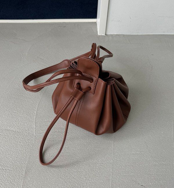  「【CAPRICIEUX LE'MAGE&times;nanacoコラボ】ダンプリンバッグ」|トートバッグ|ブラウン