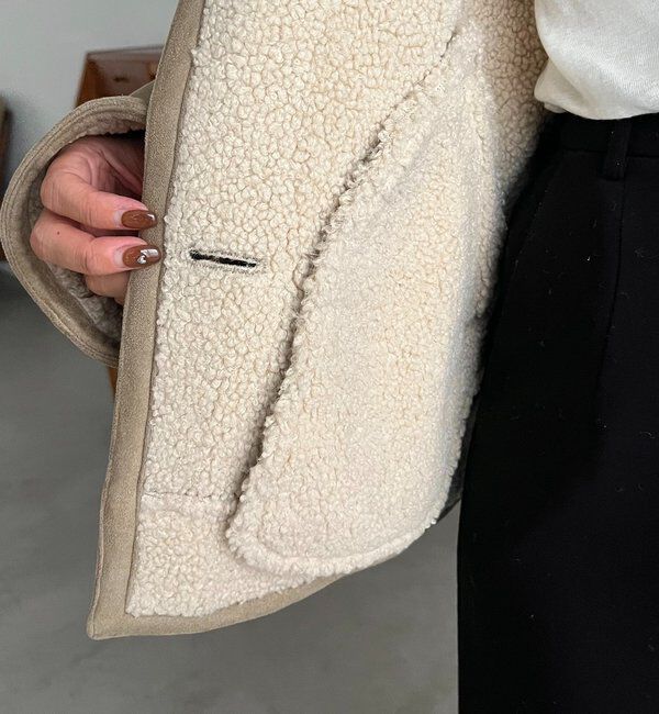  「スエードボアミドルコート」|その他|