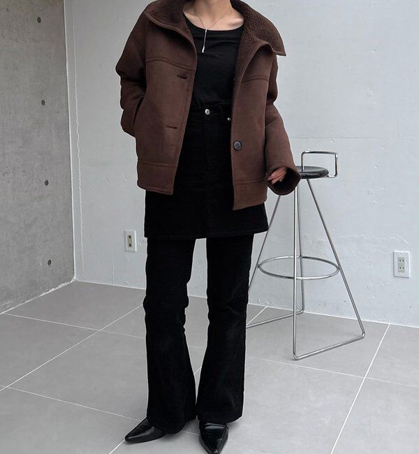  「スエードボアミドルコート」|その他|