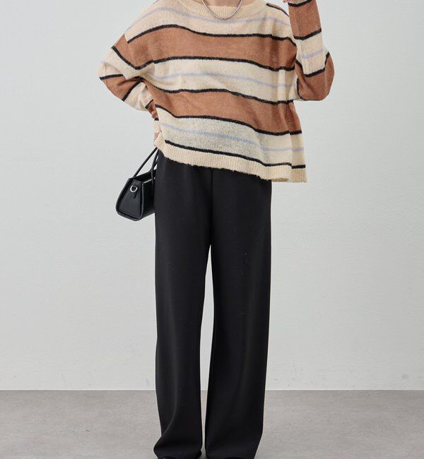  「ダブルクロスワイドパンツ」|チノ|