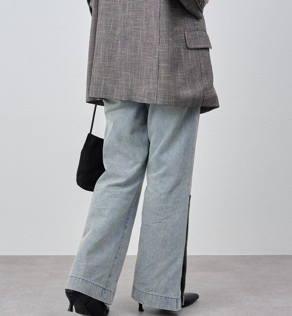  「サイドボタンデニム」|デニム|