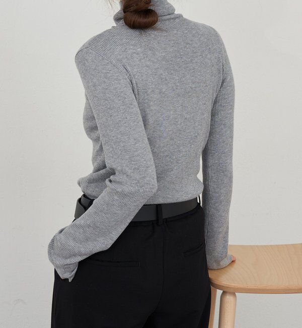  「ハイネックリブニット」|ニット・セーター|