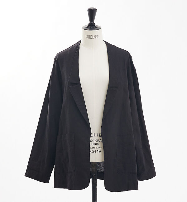 collex「ショールカラージャケット ブラック」|その他|
