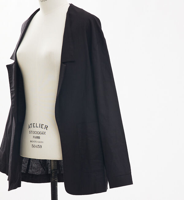 collex「ショールカラージャケット ブラック」|その他|