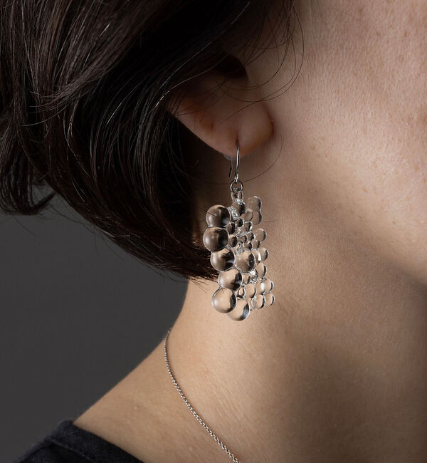 collex「【HARIO Lampwork Factory&times;vue.】ピアス 深雪」|ピアス|