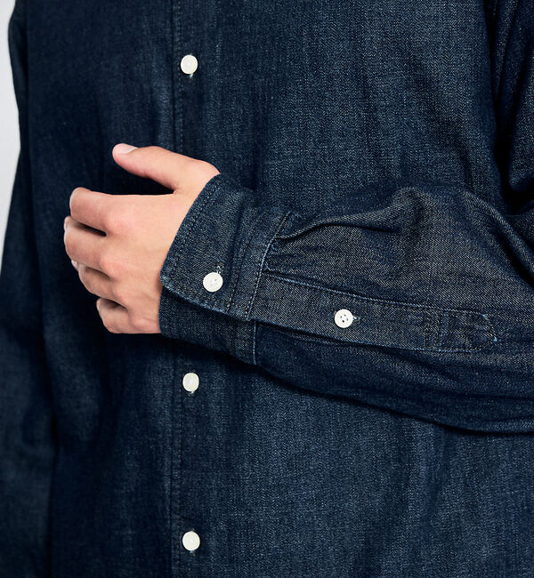 ABAHOUSE「7.5オンス オーバーサイズ デニムシャツ / ライトオンスデニム」|シャツ・ブラウス|