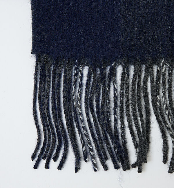 ABAHOUSE「ウール&times;カシミヤ リバーシブル マフラー / ON・OFF兼用」|マフラー|