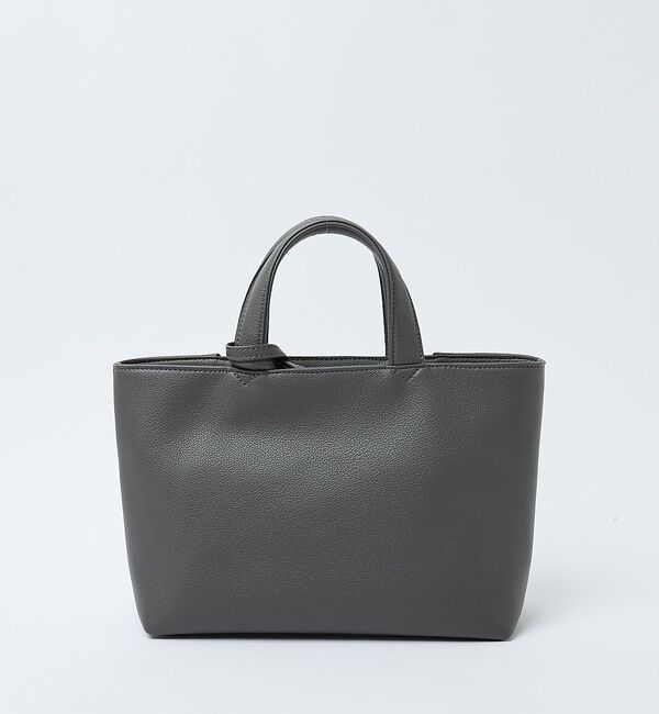 ABAHOUSE「【ABAHOUSE　les essentiels】定番ミニトートバッグ / スプ」|トートバッグ|グレー