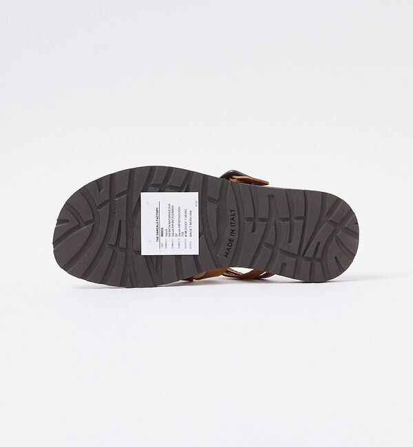 alfredoBANNISTER「マルチクロス レザーサンダル」|サンダル|