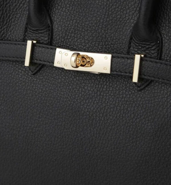 Rouge vif「【追加2】【AULENTTI/オウレンティ】レザーベルト付ミディトートバッグ」|ショルダー・メッセンジャー|