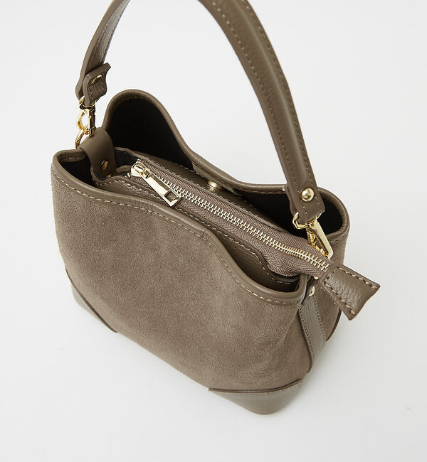 Rouge vif「【AULENTTI/オウレンティ】2WAY スウェードワンハンドルミニバッグ /」|ハンドバッグ|