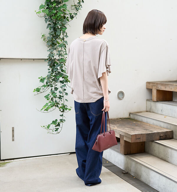 Rouge vif「【YAHKI /ヤーキ】SOFT W FACE　横長ショルダーバッグ」|ショルダー・メッセンジャー|