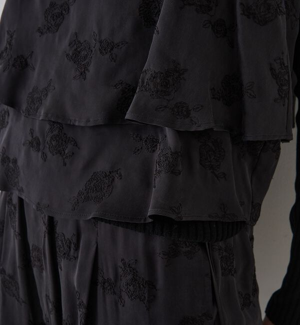 Rouge vif「【TICCA/ティッカ】前後2WAYキュプエンブロイダリービスチェ【予約】」|キャミソール|